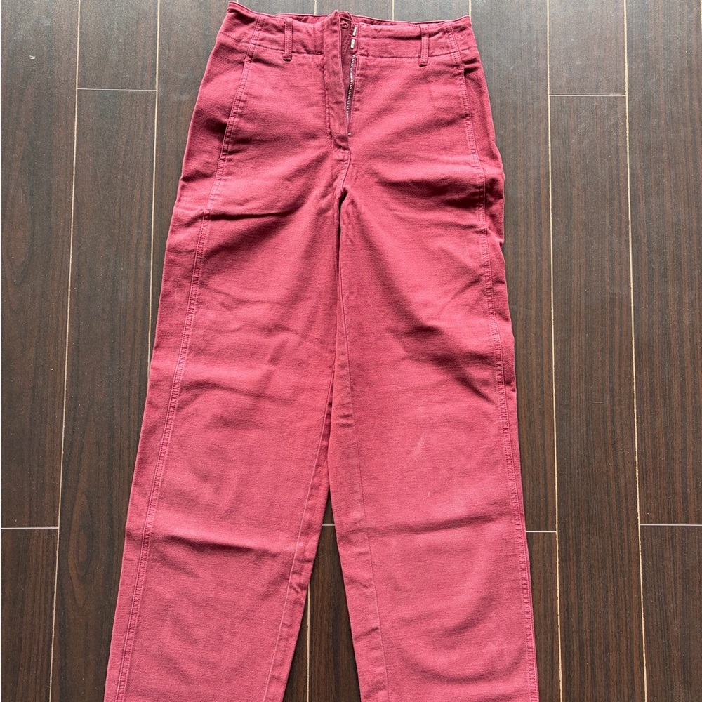 Aritzia, Wilfred Ascendant Pant, Spiced Burgundy, size 2 - Picture 3 of 5